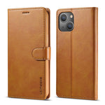 LC.IMEEKE Anti-drop Full Protection PU Leather Wallet Stand Phone Case Cover for iPhone 13 mini 5.4 inch