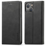 LC.IMEEKE LC Strong Magnetic Series PU Leather Wallet Phone Shell for iPhone 13 mini 5.4 inch