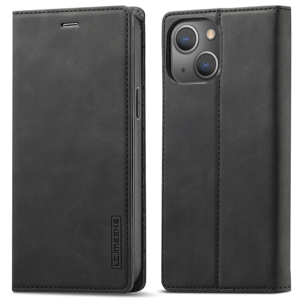 LC.IMEEKE LC Strong Magnetic Series PU Leather Wallet Phone Shell for iPhone 13 mini 5.4 inch