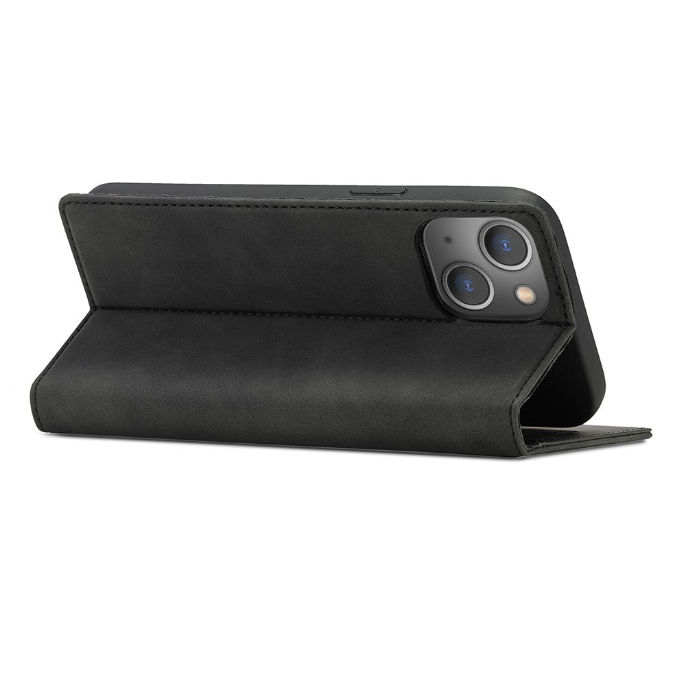 LC.IMEEKE LC Strong Magnetic Series PU Leather Wallet Phone Shell for iPhone 13 mini 5.4 inch