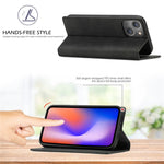 LC.IMEEKE LC Strong Magnetic Series PU Leather Wallet Phone Shell for iPhone 13 mini 5.4 inch