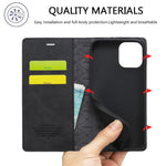 LC.IMEEKE LC Strong Magnetic Series PU Leather Wallet Phone Shell for iPhone 13 mini 5.4 inch