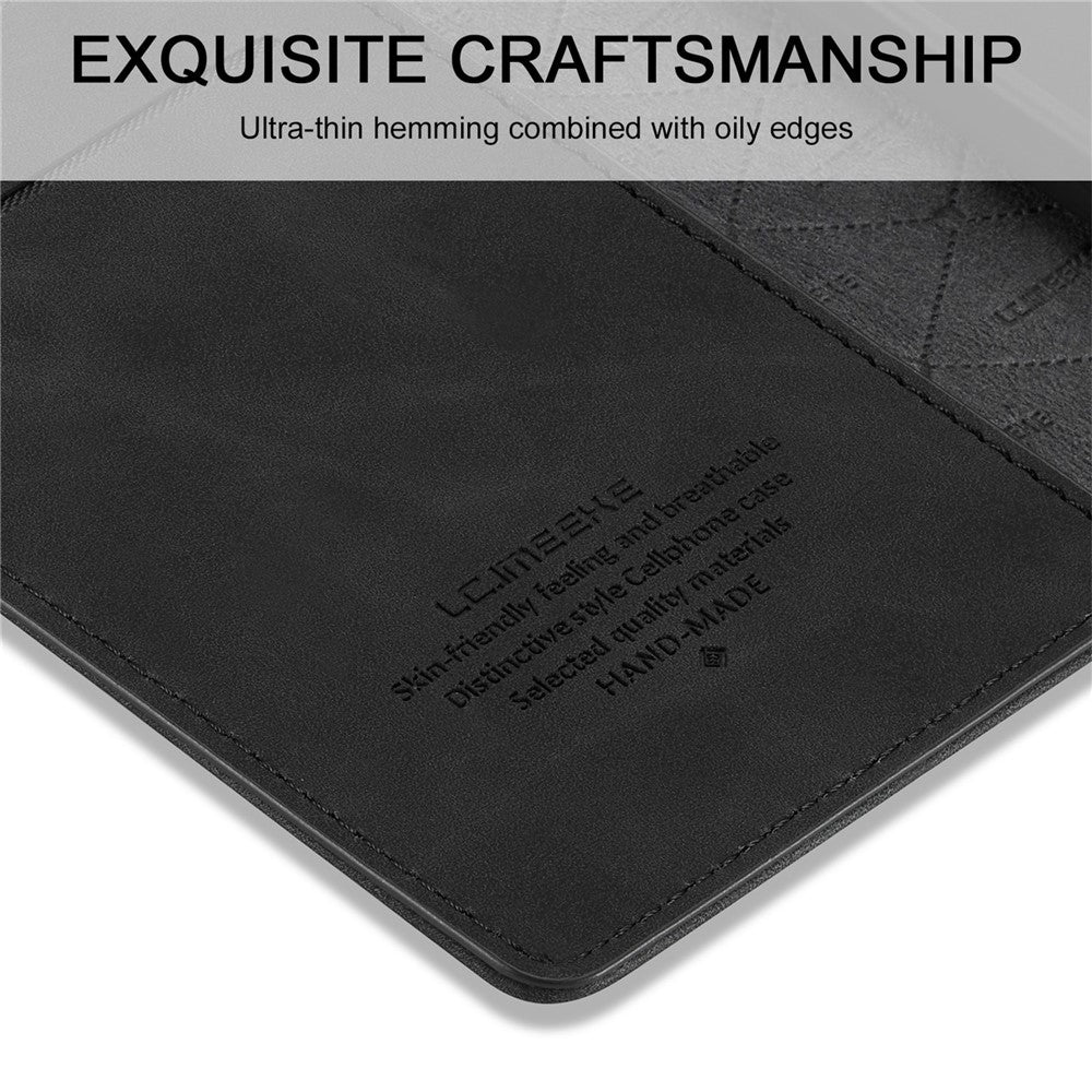 LC.IMEEKE LC Strong Magnetic Series PU Leather Wallet Phone Shell for iPhone 13 mini 5.4 inch
