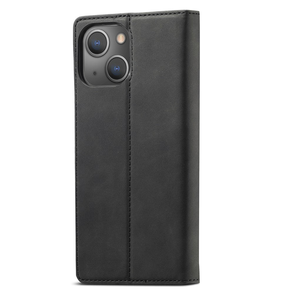 LC.IMEEKE LC Strong Magnetic Series PU Leather Wallet Phone Shell for iPhone 13 mini 5.4 inch