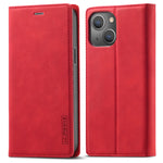 LC.IMEEKE LC Strong Magnetic Series PU Leather Wallet Phone Shell for iPhone 13 mini 5.4 inch
