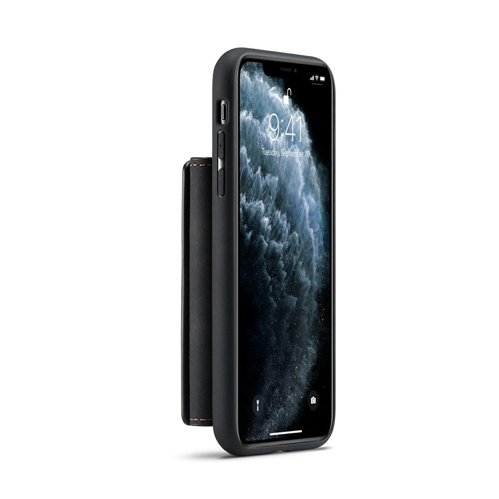DG.MING M2-serien Aftagelig Pung 2-i-1 Trådløs Opladning All-Inclusive Hybrid Cover til iPhone 11 Pro Max 6,5 tommer