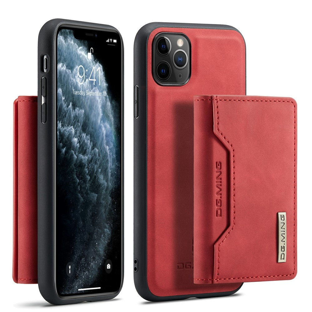 DG.MING M2-serien Aftagelig Pung 2-i-1 Trådløs Opladning All-Inclusive Hybrid Cover til iPhone 11 Pro Max 6,5 tommer