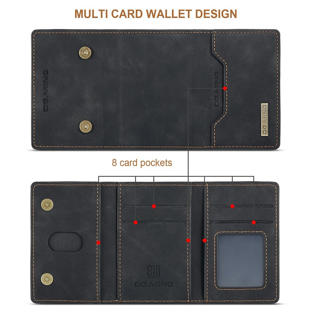 DG.MING M2 Series Anti-Fall Magnetic Wallet All-Inclusive Hybrid Case for iPhone 11 Pro 5.8 inch