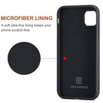 DG.MING M1 Series Phone Case PU + TPU + PC Back Cover with Magnetic Tri-Fold Wallet Kickstand for iPhone 11 6.1 inch