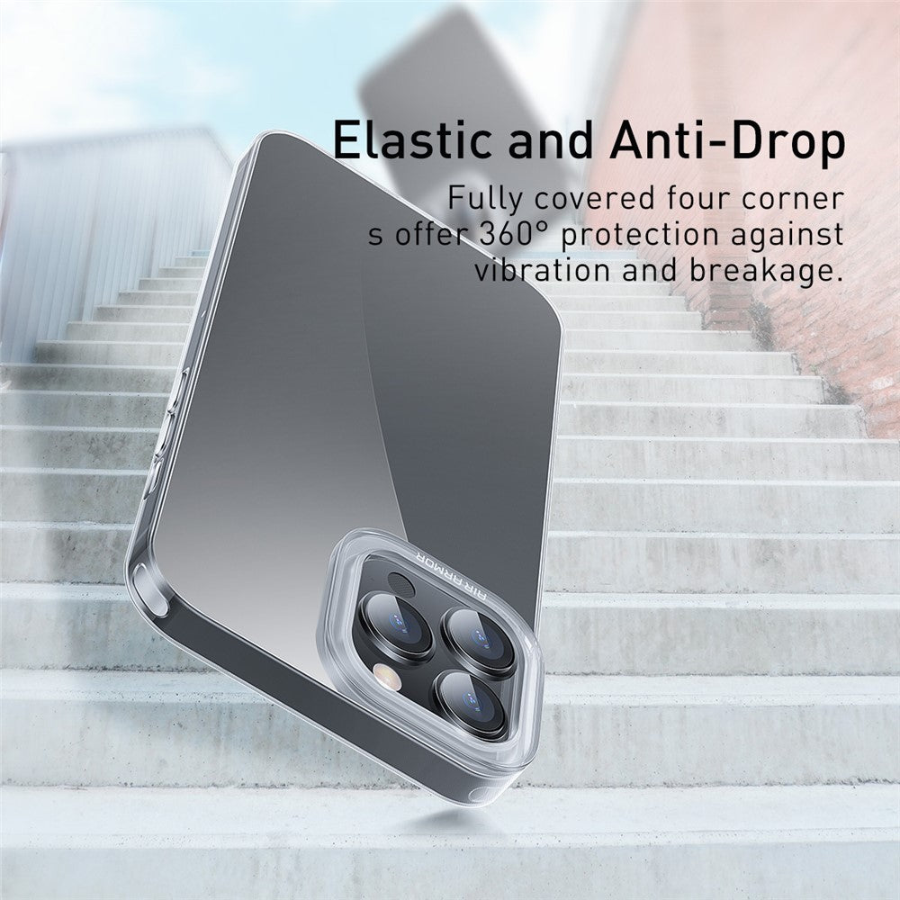 BASEUS Simple Series Soft TPU Phone Case for iPhone 13 Pro Max 6.7 inch Cell Phone Protective Cover Shell