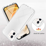 LA1 Series 3-in-1 Full Body Protection Shock Absorption Gradient Color Hard PC Frame + Soft TPU Back Protective Phone Case Built-in PET Screen Protector for Apple iPhone 12 mini 5.4 inch