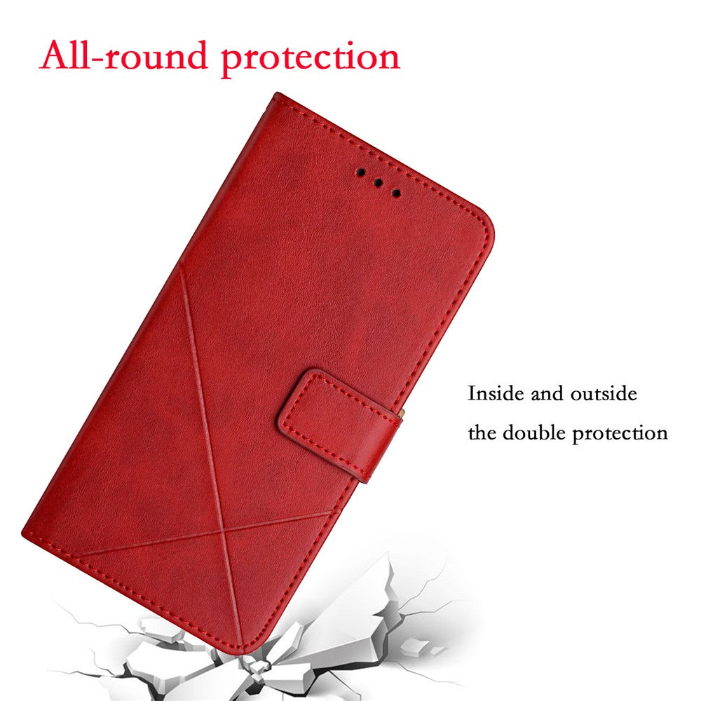 All-round Protection Solid Color Wallet PU Leather Phone Cover with Stand and Magnetic Clasp for Apple iPhone 13 6.1 inch