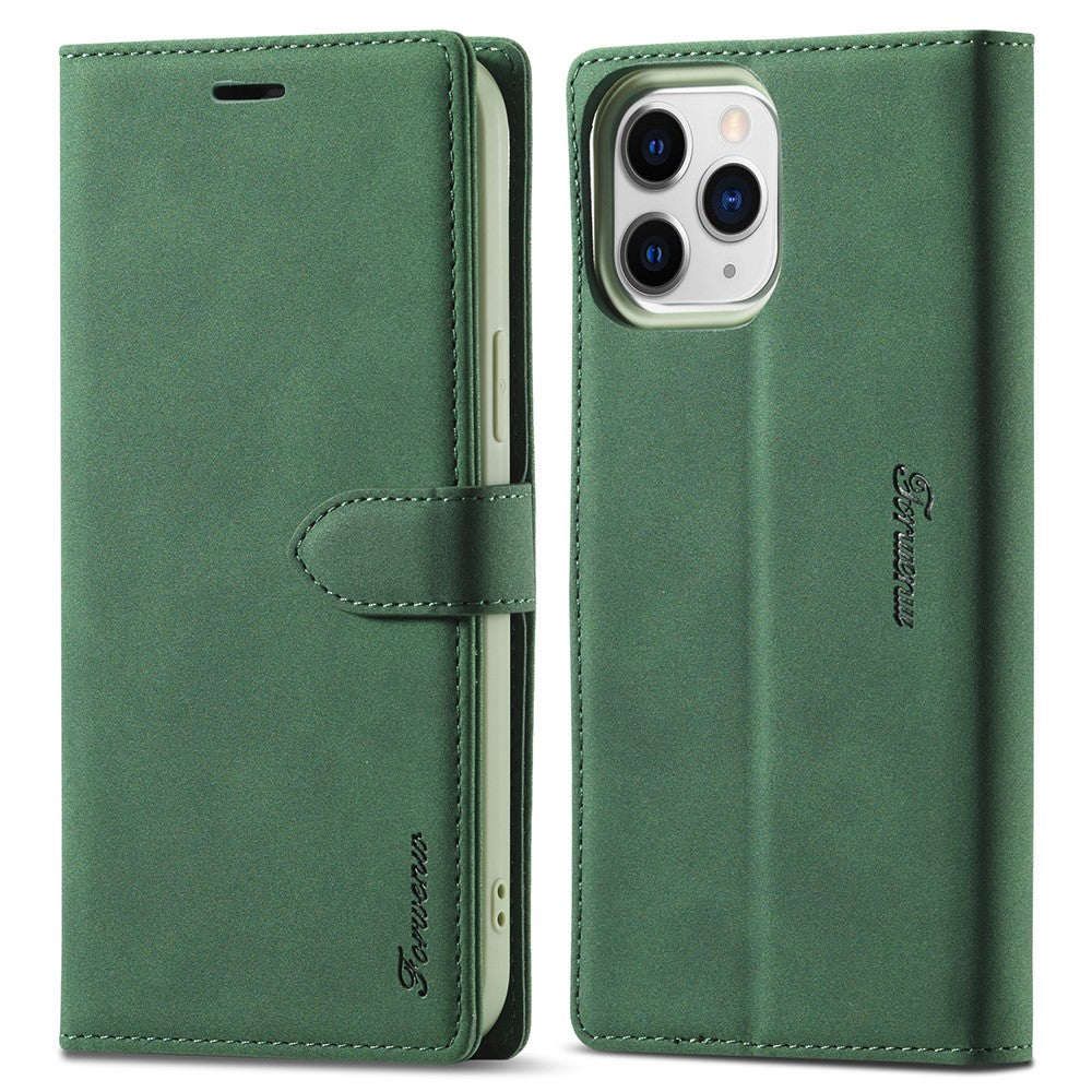 FORWENW F1 Series Full Protection Drop-Resistant Skin Feeling Leather Case for iPhone 13 6.1 inch