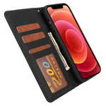 Læderpung Telefoncover med Aftageligt Indre til iPhone 13 Pro 6.1 tommer