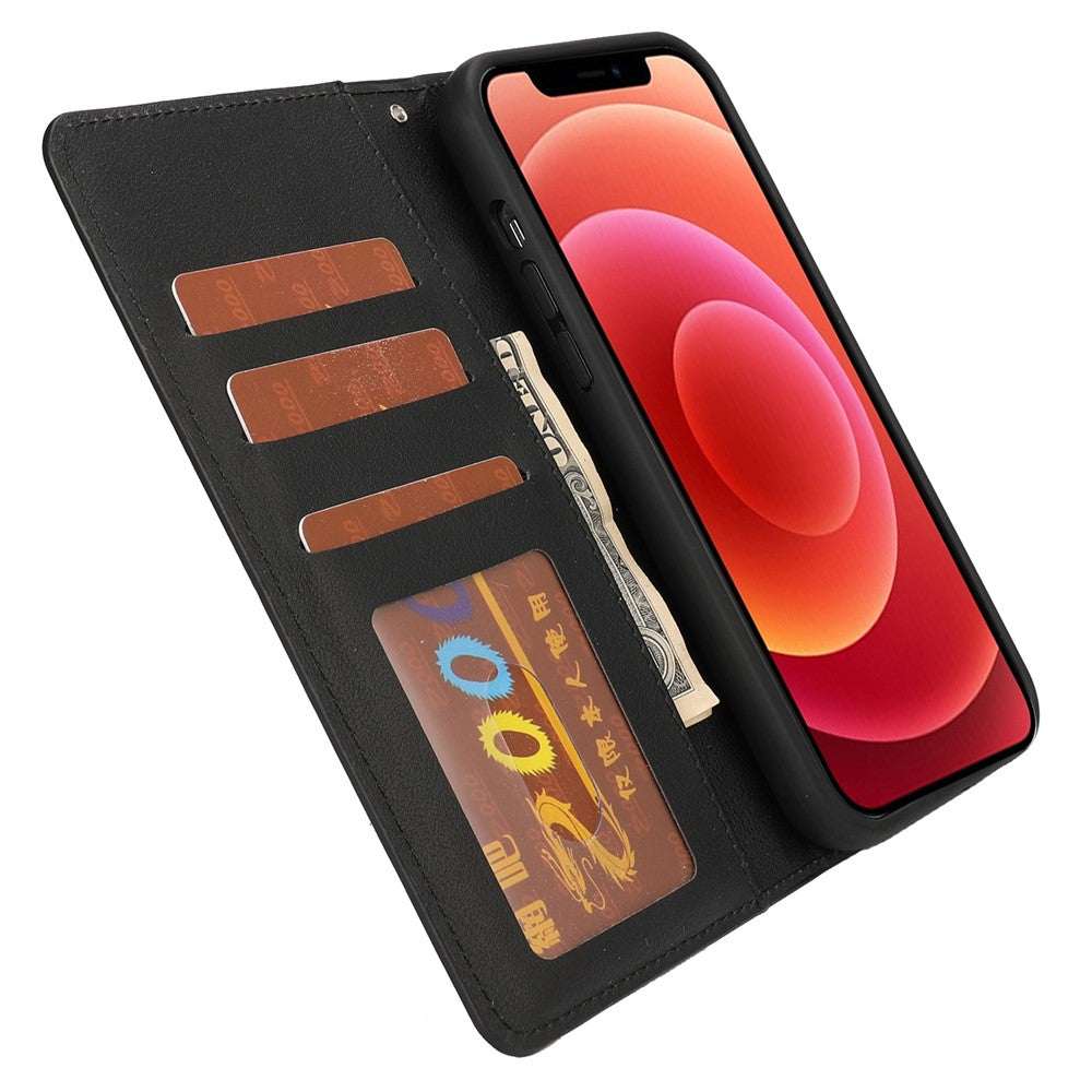 Læderpung Telefoncover med Aftageligt Indre til iPhone 13 Pro 6.1 tommer