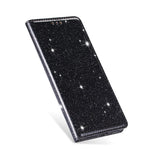 Glitter Sequins Auto-absorbed Ultra-thin Leather Stand Case Cover for iPhone 13 mini 5.4 inch