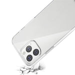 Gennemsigtigt TPU Cover med Hærdet Glas Skærmbeskytter til iPhone 13 6.1 tommer