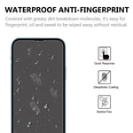 Gennemsigtigt TPU Cover med Hærdet Glas Skærmbeskytter til iPhone 13 6.1 tommer