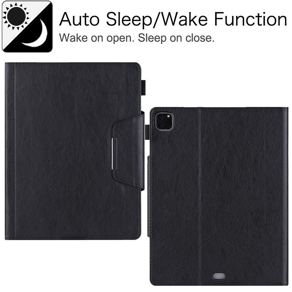 PU Leather Stand Tablet Case Cover with Auto Wake / Sleep for iPad Air 13 (2026) / (2025) / (2024) / Pro 12.9 (2022) / (2021) / (2020) / (2018)