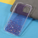 Sparkle Starry Sky Epoxy Stylish Light Anti-Scratch Soft TPU Phone Case Protector for iPhone 13 mini 5.4 inch