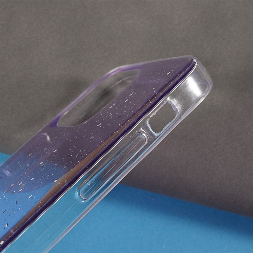 Sparkle Starry Sky Epoxy Stylish Light Anti-Scratch Soft TPU Phone Case Protector for iPhone 13 mini 5.4 inch