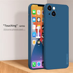 PINWUYO Precise Cut-Out Soft Skin Silicone Shockproof Phone Cover for iPhone 13 6.1 inch