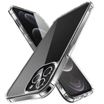 Hybrid Hard PC Back + Soft TPU Bumper Slim Crystal Clear Phone Case for iPhone 12 / 12 Pro 6.1 inch