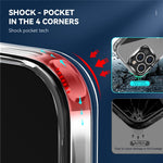 Hybrid Hard PC Back + Soft TPU Bumper Slim Crystal Clear Phone Case for iPhone 12 / 12 Pro 6.1 inch
