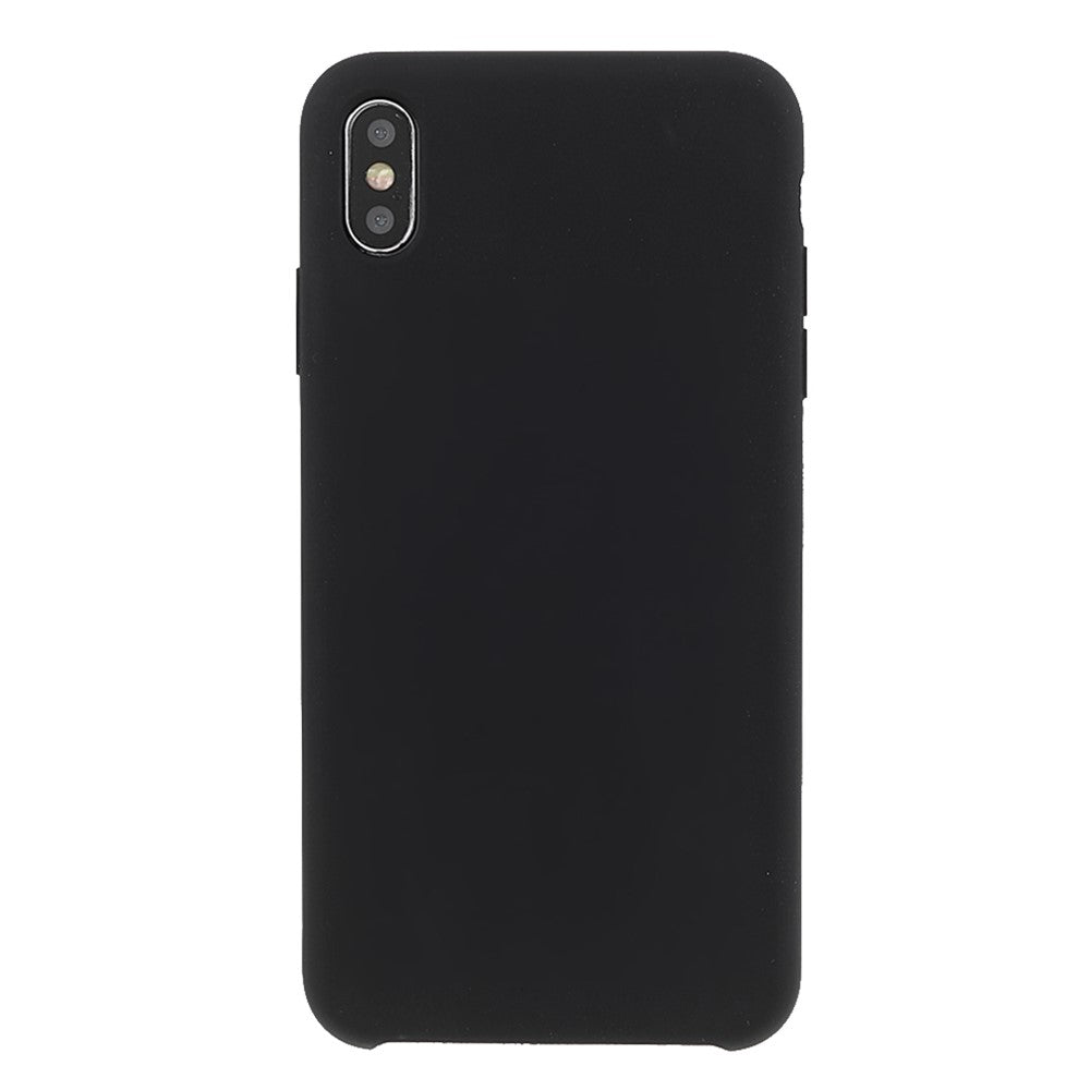 Solid Silicone Shockproof Phone Case with Soft Anti-Scratch Microfiber Lining for iPhone XS Max 6.5 inch