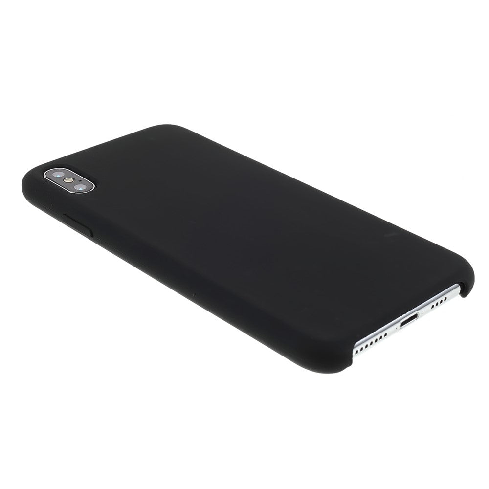 Solid Silicone Shockproof Phone Case with Soft Anti-Scratch Microfiber Lining for iPhone XS Max 6.5 inch