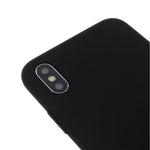 Solid Silicone Shockproof Phone Case with Soft Anti-Scratch Microfiber Lining for iPhone XS Max 6.5 inch