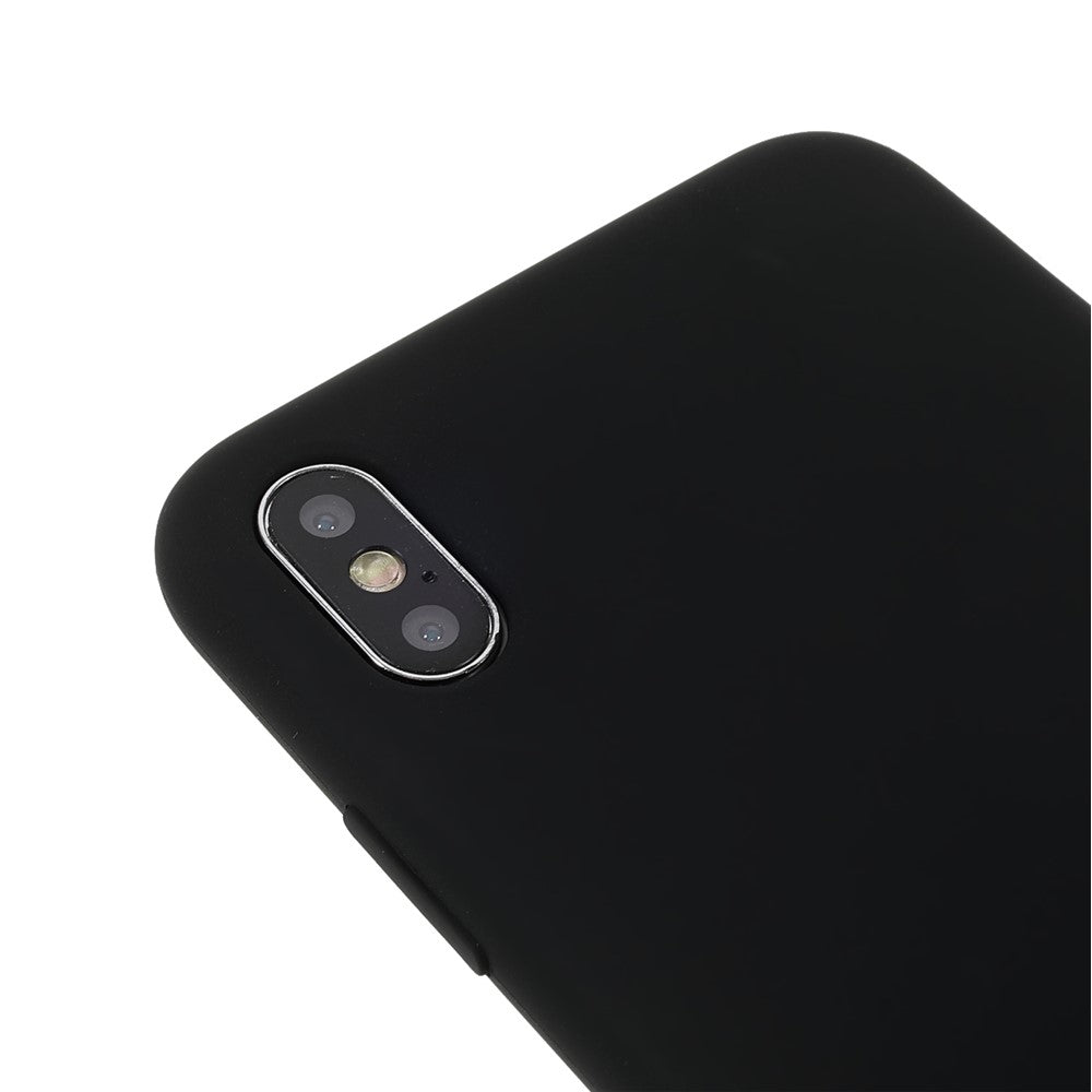 Solid Silicone Shockproof Phone Case with Soft Anti-Scratch Microfiber Lining for iPhone XS Max 6.5 inch