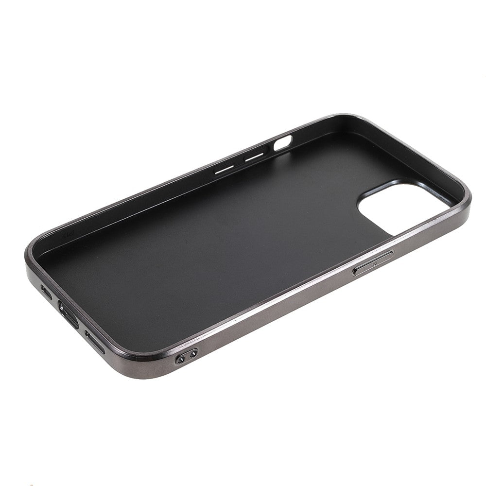Glitter Bling TPU Electroplating Edge + Hard PC Back Stylish Light Shockproof Phone Cover for iPhone 13 mini 5.4 inch