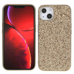 Glitter Bling TPU Electroplating Edge + Hard PC Back Stylish Light Shockproof Phone Cover for iPhone 13 mini 5.4 inch