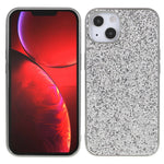 Glitter Bling TPU Electroplating Edge + Hard PC Back Stylish Light Shockproof Phone Cover for iPhone 13 mini 5.4 inch