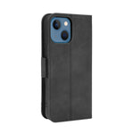 Multiple Card Slot Wallet Design Full Protection Leather Phone Cover with Stand for iPhone 13 6.1 inch