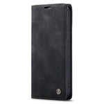CASEME 013 Series Wallet Stand All-round Protection PU Leather Shell Case for iPhone 13 Pro Max 6.7 inch