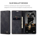 CASEME 013 Series Shockproof PU Leather Wallet Shell Case with Stand for iPhone 13 Pro 6.1 inch