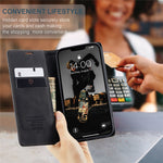 CASEME 013 Series Shockproof PU Leather Wallet Shell Case with Stand for iPhone 13 Pro 6.1 inch