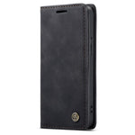 CASEME 013 Series For iPhone 13 mini Magnetic Auto-absorbed Wallet Stand Leather Phone Case