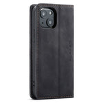 CASEME 013 Series For iPhone 13 mini Magnetic Auto-absorbed Wallet Stand Leather Phone Case