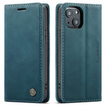 CASEME 013 Series For iPhone 13 mini Magnetic Auto-absorbed Wallet Stand Leather Phone Case