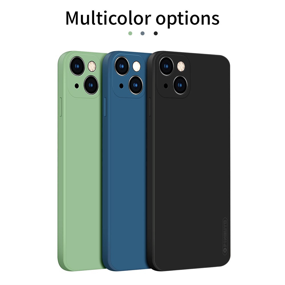PINWUYO Soft Liquid Silicone Precise Cutouts All-Around Protective Phone Case for iPhone 13 mini 5.4 inch