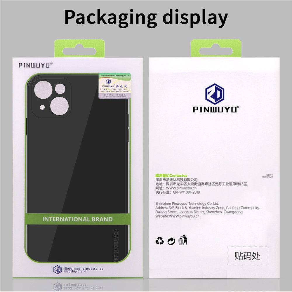 PINWUYO Soft Liquid Silicone Precise Cutouts All-Around Protective Phone Case for iPhone 13 mini 5.4 inch