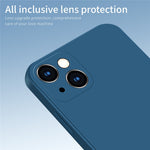 PINWUYO Soft Liquid Silicone Precise Cutouts All-Around Protective Phone Case for iPhone 13 mini 5.4 inch