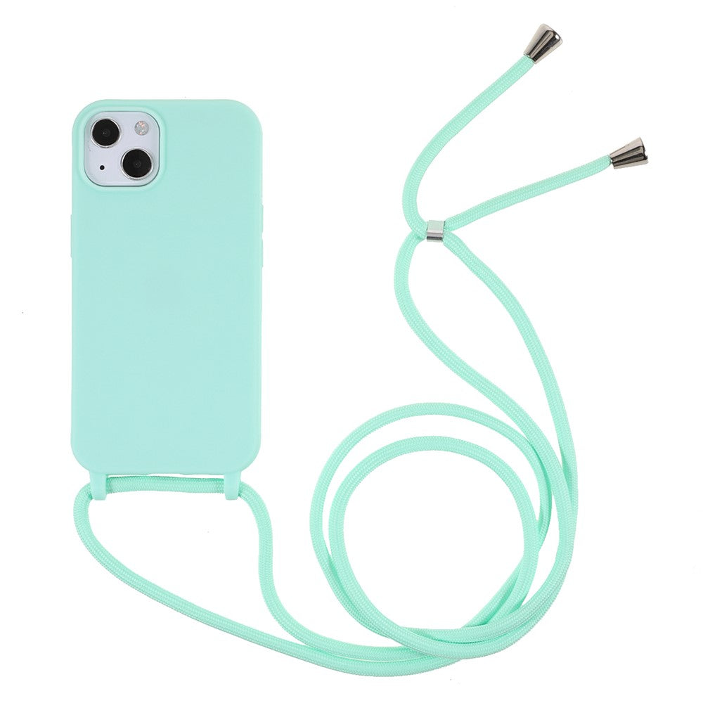 Anti-ridse TPU telefoncover med justerbar snor til iPhone 13 6.1 tommer