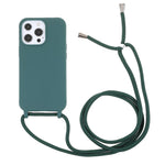 Mobilmobilskal i TPU med justerbart snöre för iPhone 13 Pro Max 6,7 tum