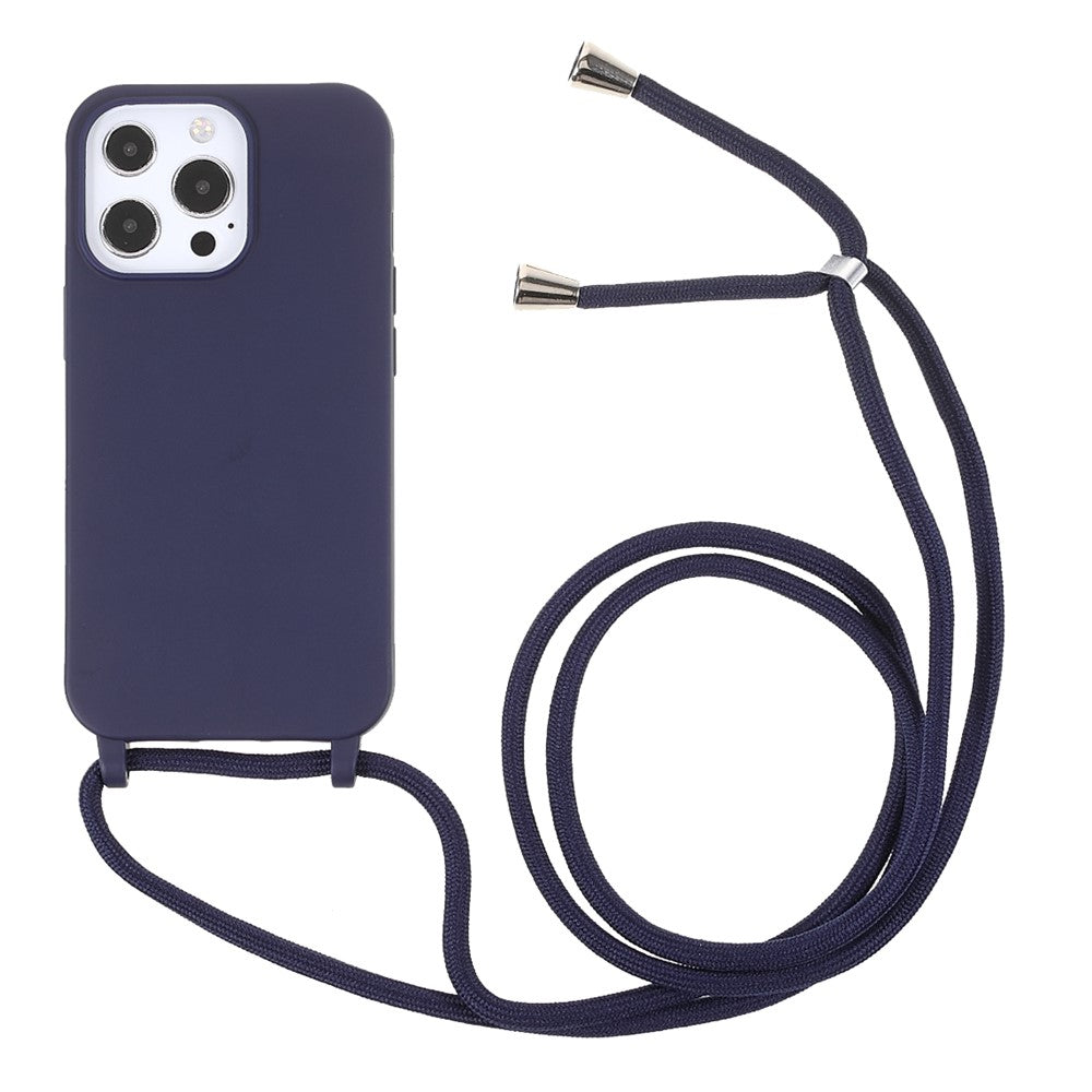 Mobilmobilskal i TPU med justerbart snöre för iPhone 13 Pro Max 6,7 tum