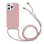 Cell Phone TPU Case Protector with Adjustable Lanyard for iPhone 13 Pro Max 6.7 inch