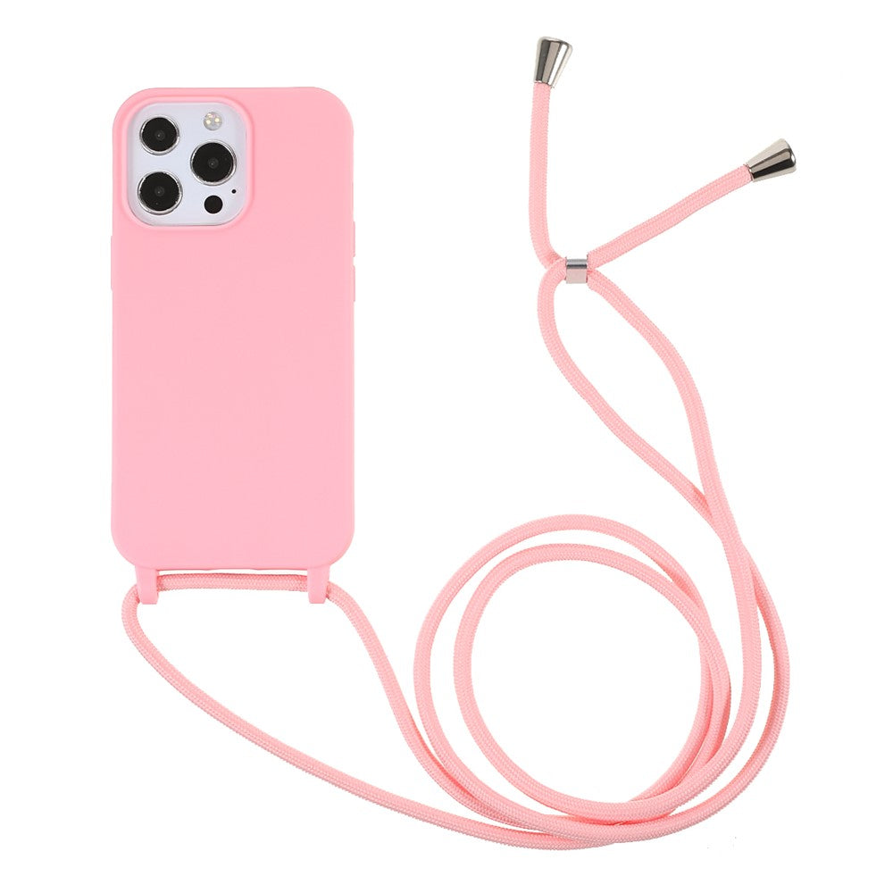 Mobilmobilskal i TPU med justerbart snöre för iPhone 13 Pro Max 6,7 tum